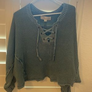 Vintage Havana Light Blue Sweater
